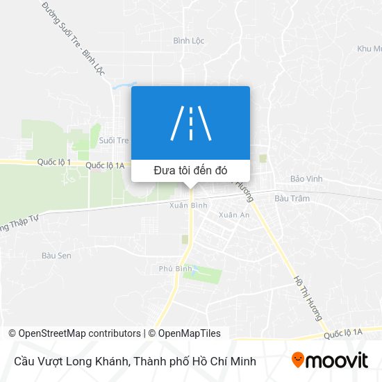 Bản đồ Cầu Vượt Long Khánh