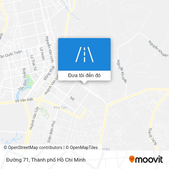 Bản đồ Đường 71
