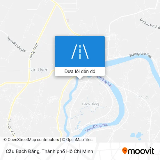 Bản đồ Cầu Bạch Đằng