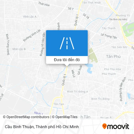 Bản đồ Cầu Bình Thuận