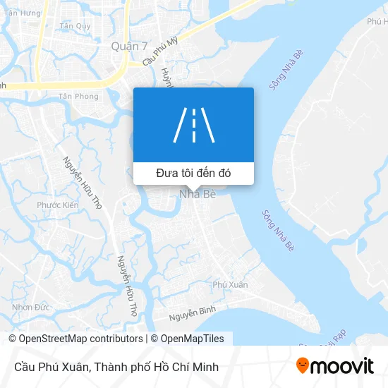 Bản đồ Cầu Phú Xuân