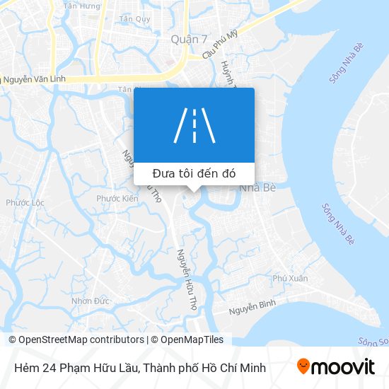 Bản đồ Hẻm 24 Phạm Hữu Lầu