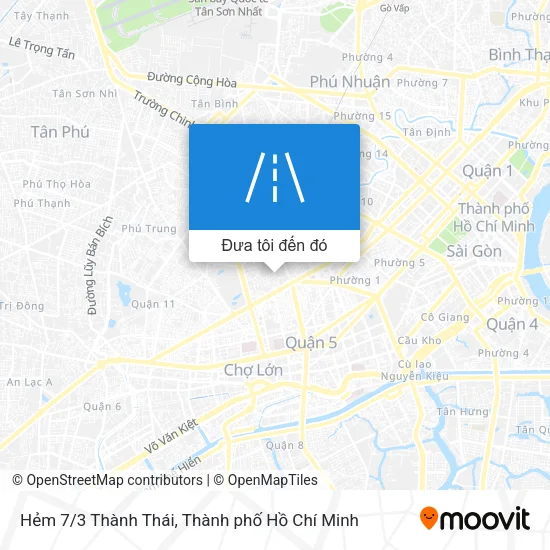 Bản đồ Hẻm 7/3 Thành Thái