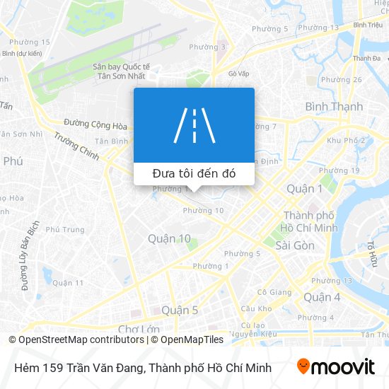 Bản đồ Hẻm 159 Trần Văn Ðang