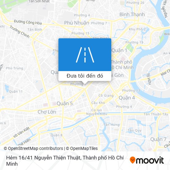 Bản đồ Hẻm 16/41 Nguyễn Thiện Thuật