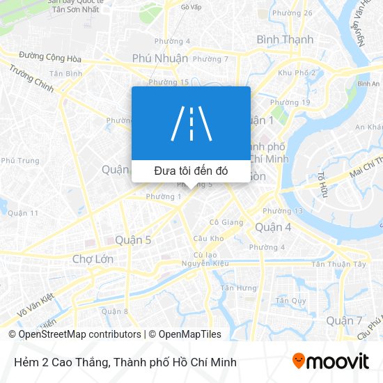 Bản đồ Hẻm 2 Cao Thắng