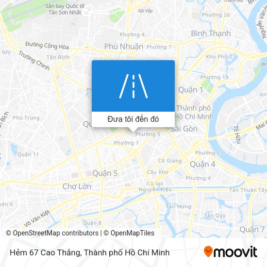 Bản đồ Hẻm 67 Cao Thắng