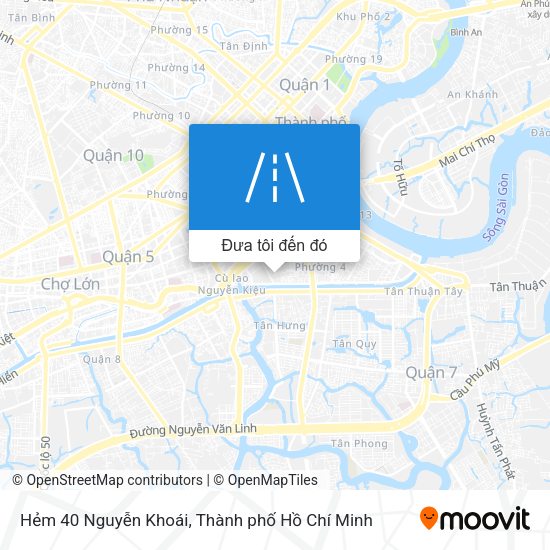 Bản đồ Hẻm 40 Nguyễn Khoái