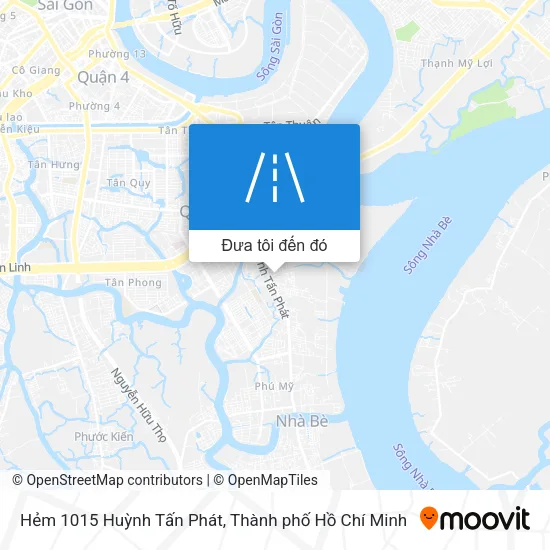 Bản đồ Hẻm 1015 Huỳnh Tấn Phát