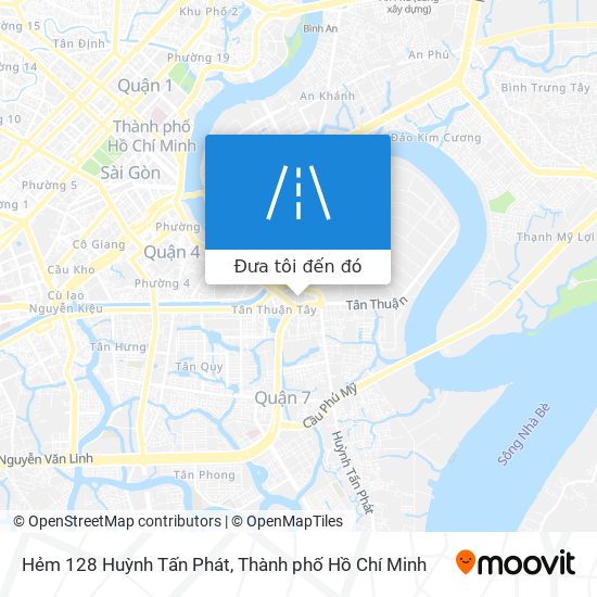Bản đồ Hẻm 128 Huỳnh Tấn Phát