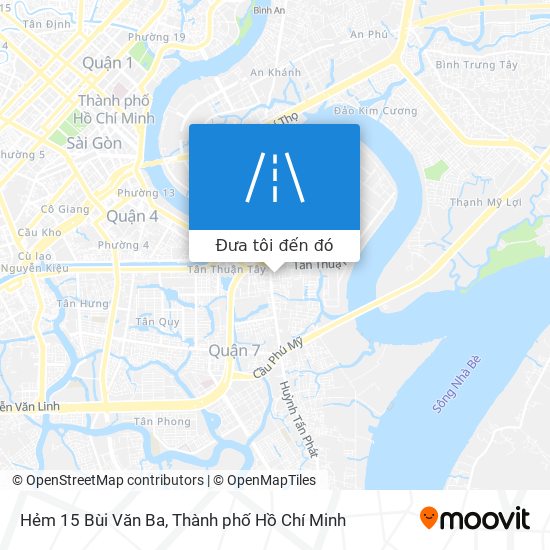 Bản đồ Hẻm 15 Bùi Văn Ba