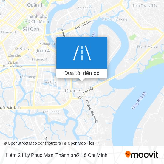 Bản đồ Hẻm 21 Lý Phục Man
