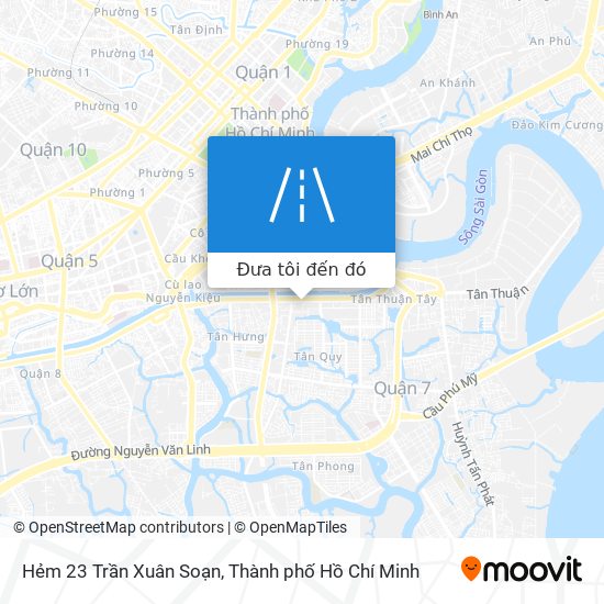 Bản đồ Hẻm 23 Trần Xuân Soạn