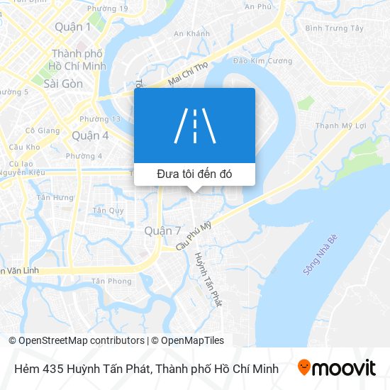 Bản đồ Hẻm 435 Huỳnh Tấn Phát