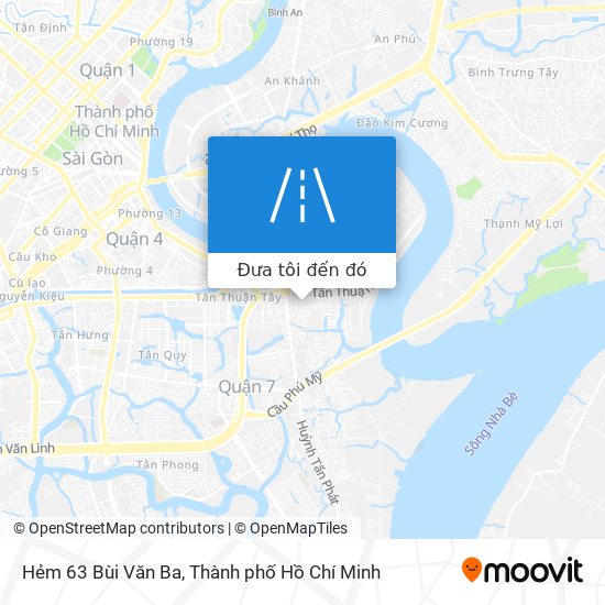 Bản đồ Hẻm 63 Bùi Văn Ba