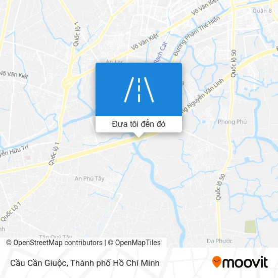 Bản đồ Cầu Cần Giuộc
