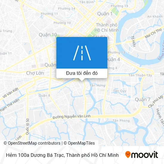 Bản đồ Hẻm 100a Dương Bá Trạc