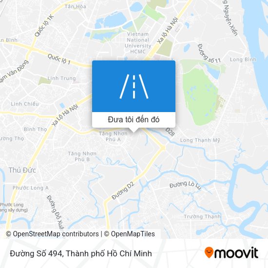 Bản đồ Đường Số 494
