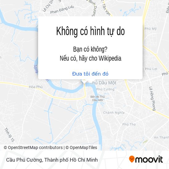 Bản đồ Cầu Phú Cường
