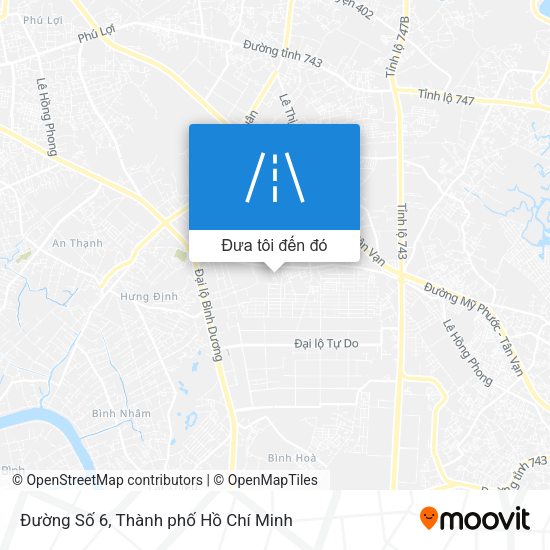 Bản đồ Đường Số 6