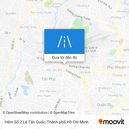 Bản đồ Hẻm Số 2 Lê Tấn Quốc
