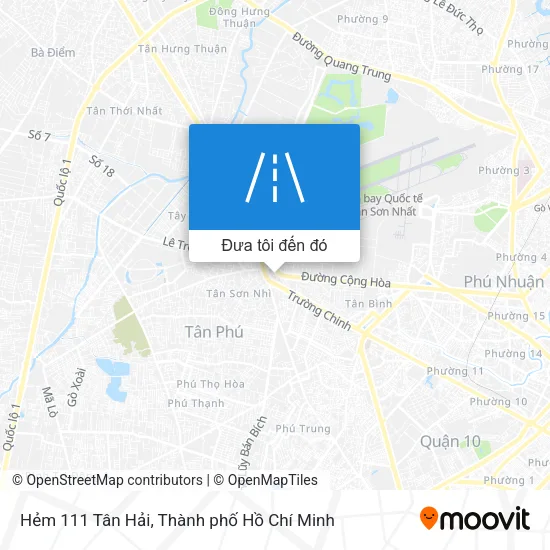Bản đồ Hẻm 111 Tân Hải