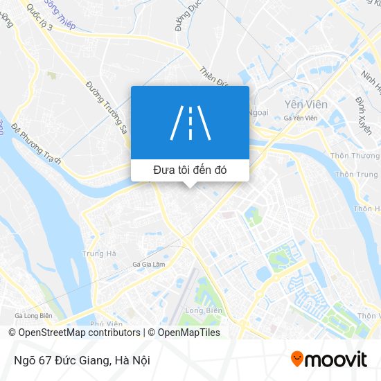Bản đồ Ngõ 67 Đức Giang