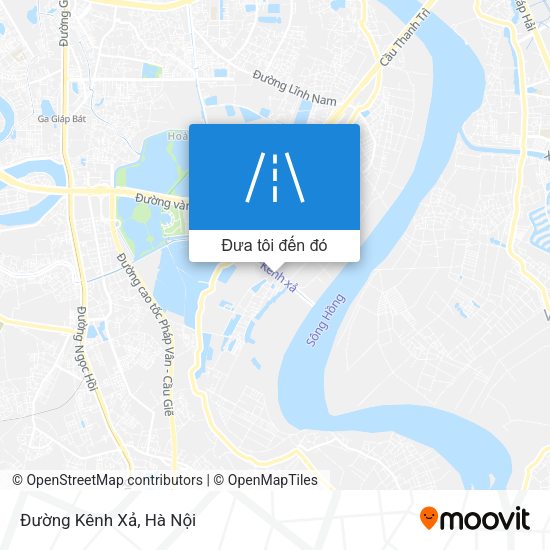 Bản đồ Đường Kênh Xả