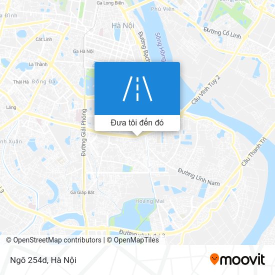 Bản đồ Ngõ 254d