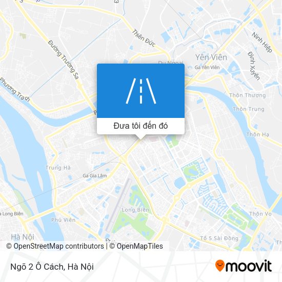 Bản đồ Ngõ 2 Ô Cách