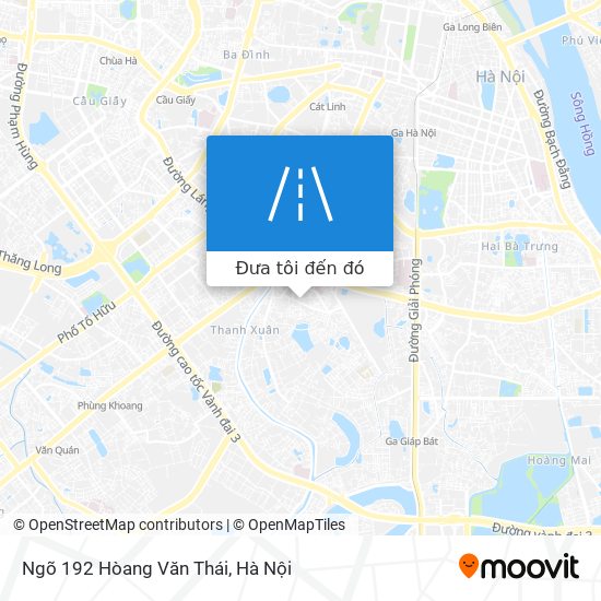 Bản đồ Ngõ 192 Hòang Văn Thái