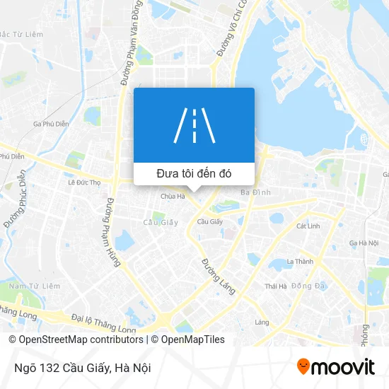 Bản đồ Ngõ 132 Cầu Giấy