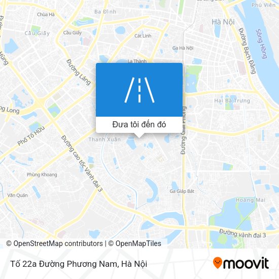 Bản đồ Tố 22a Đường Phương Nam