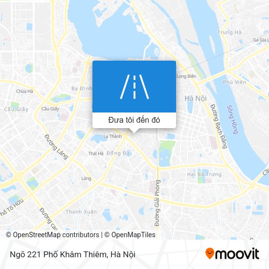 Bản đồ Ngõ 221 Phố Khâm Thiêm