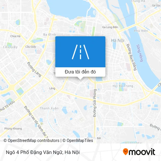 Bản đồ Ngõ 4 Phố Đặng Văn Ngữ