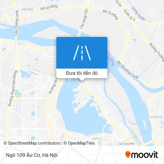 Bản đồ Ngõ 109 Âu Cơ