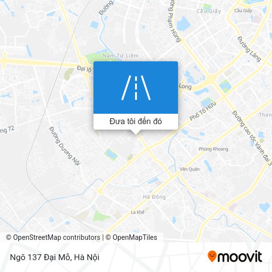 Bản đồ Ngõ 137 Đại Mỗ
