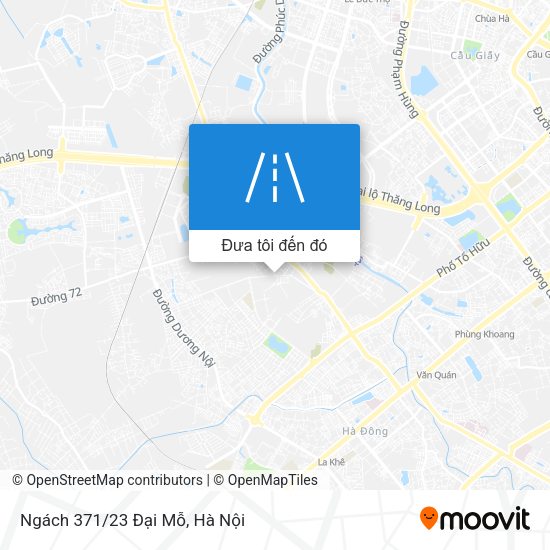 Bản đồ Ngách 371/23 Đại Mỗ
