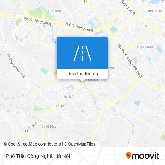 Bản đồ Phố Tiểu Công Nghệ