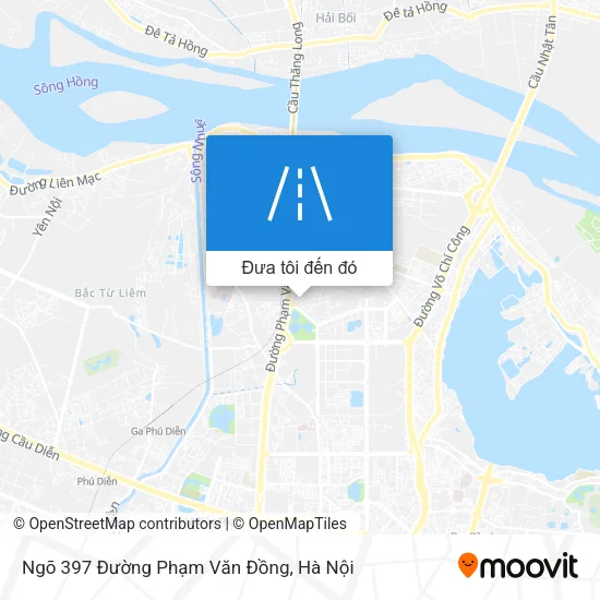 Bản đồ Ngõ 397 Đường Phạm Văn Đồng