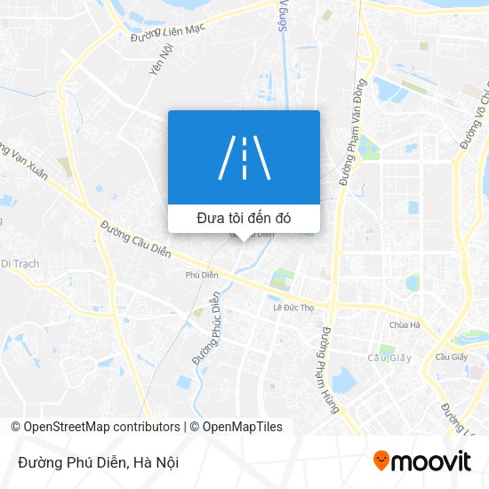 Bản đồ Đường Phú Diễn