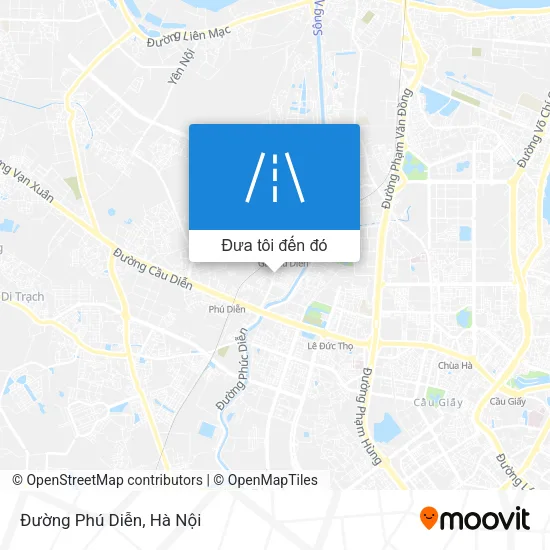 Bản đồ Đường Phú Diễn