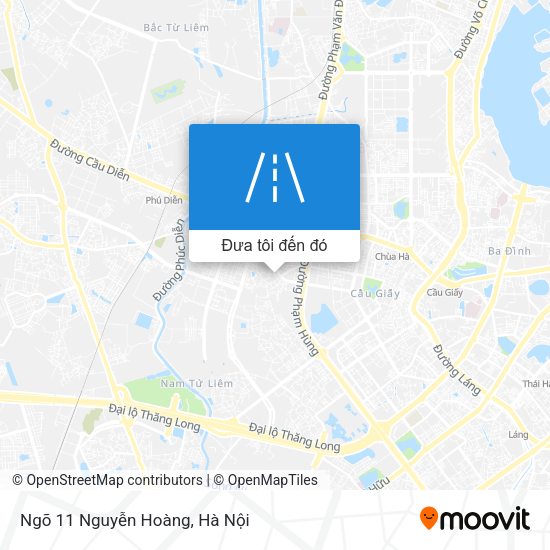 Bản đồ Ngõ 11 Nguyễn Hoàng
