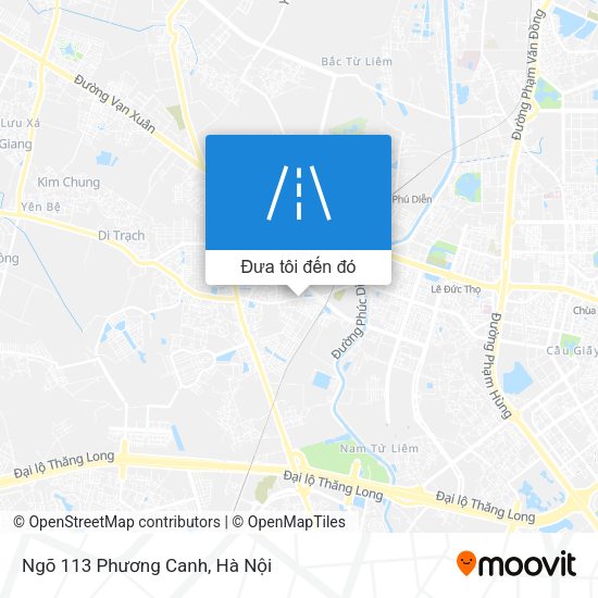 Bản đồ Ngõ 113 Phương Canh