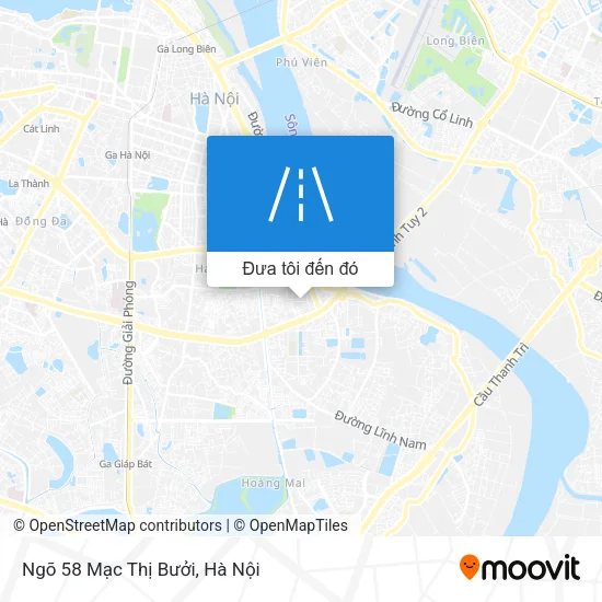 Bản đồ Ngõ 58 Mạc Thị Bưởi