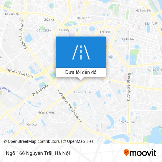 Bản đồ Ngõ 166 Nguyễn Trãi
