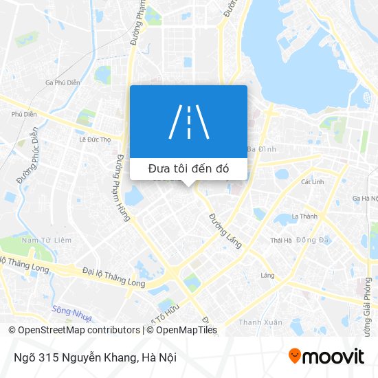 Bản đồ Ngõ 315 Nguyễn Khang