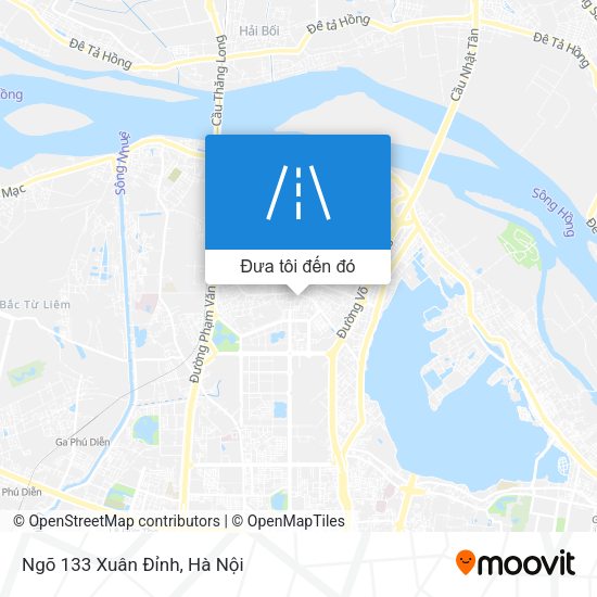 Bản đồ Ngõ 133 Xuân Đỉnh