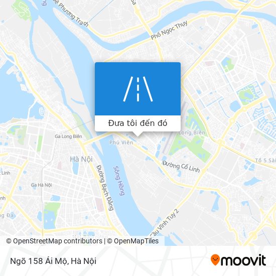 Bản đồ Ngõ 158 Ái Mộ