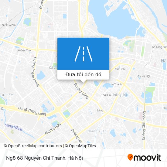 Bản đồ Ngõ 68 Nguyễn Chí Thanh